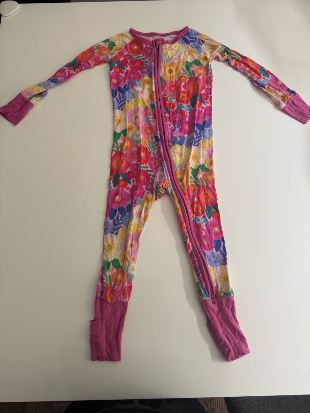 Little Sleepies Girls 18-24 mo Bamboo Zippies Pajama